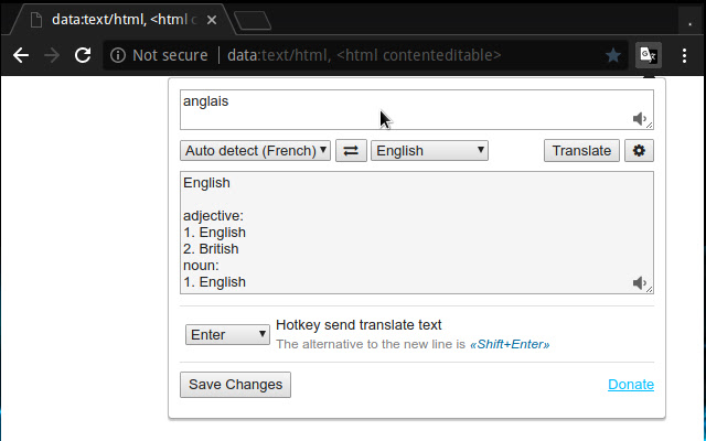 Trance Translate from Chrome web store to be run with OffiDocs Chromium online Trance Translate from Chrome web store to be run with OffiDocs Chromium online