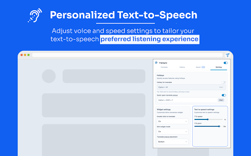 Transync: Instant Translation Dictionary from Chrome web store to be run with OffiDocs Chromium online Transync: Instant Translation Dictionary from Chrome web store to be run with OffiDocs Chromium online