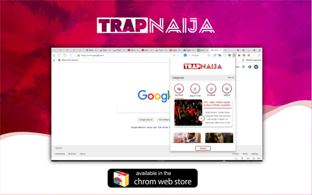 TrapNaija from Chrome web store to be run with OffiDocs Chromium online TrapNaija from Chrome web store to be run with OffiDocs Chromium online