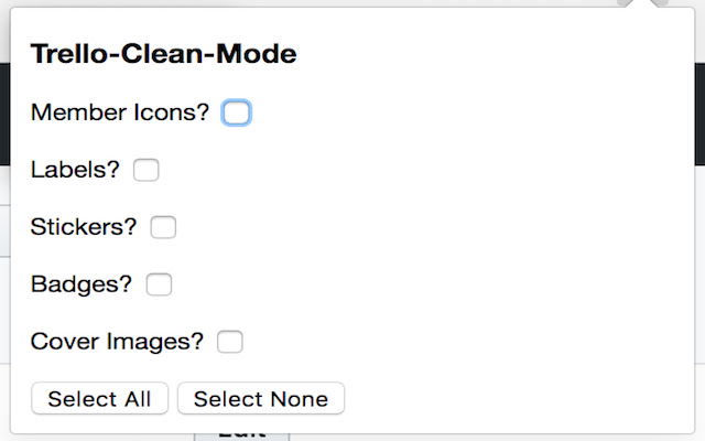 Trello Clean Mode from Chrome web store to be run with OffiDocs Chromium online Trello Clean Mode from Chrome web store to be run with OffiDocs Chromium online