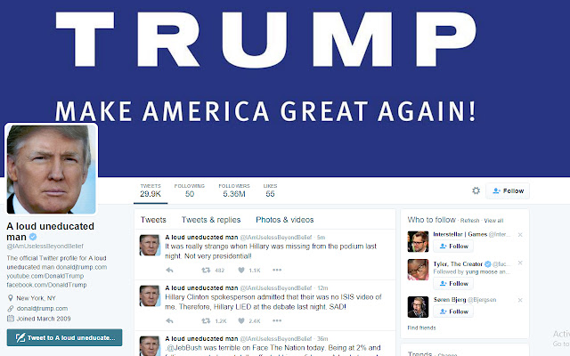 Triumphant Trump from Chrome web store to be run with OffiDocs Chromium online Triumphant Trump from Chrome web store to be run with OffiDocs Chromium online