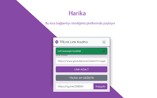 TRLink Link Kısaltıcı from Chrome web store to be run with OffiDocs Chromium online TRLink Link Kısaltıcı from Chrome web store to be run with OffiDocs Chromium online