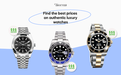Trouver: Authentic Watch Price Comparison from Chrome web store to be run with OffiDocs Chromium online Trouver: Authentic Watch Price Comparison from Chrome web store to be run with OffiDocs Chromium online
