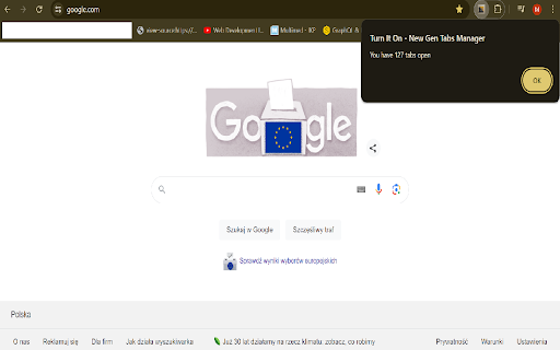 Turn It On New Gen Tabs Manager from Chrome web store to be run with OffiDocs Chromium online Turn It On New Gen Tabs Manager from Chrome web store to be run with OffiDocs Chromium online