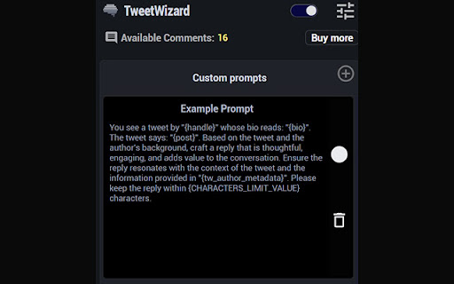 TweetWizard from Chrome web store to be run with OffiDocs Chromium online TweetWizard from Chrome web store to be run with OffiDocs Chromium online