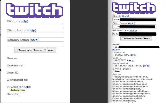 Twitch API Injector from Chrome web store to be run with OffiDocs Chromium online Twitch API Injector from Chrome web store to be run with OffiDocs Chromium online