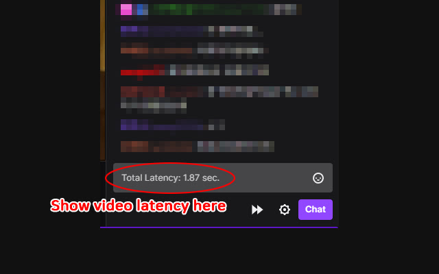 Twitch Latency Display from Chrome web store to be run with OffiDocs Chromium online Twitch Latency Display from Chrome web store to be run with OffiDocs Chromium online