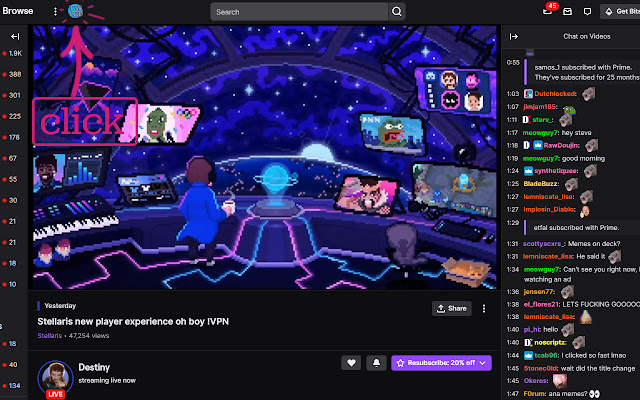 Twitch VOD Chat Search from Chrome web store to be run with OffiDocs Chromium online Twitch VOD Chat Search from Chrome web store to be run with OffiDocs Chromium online