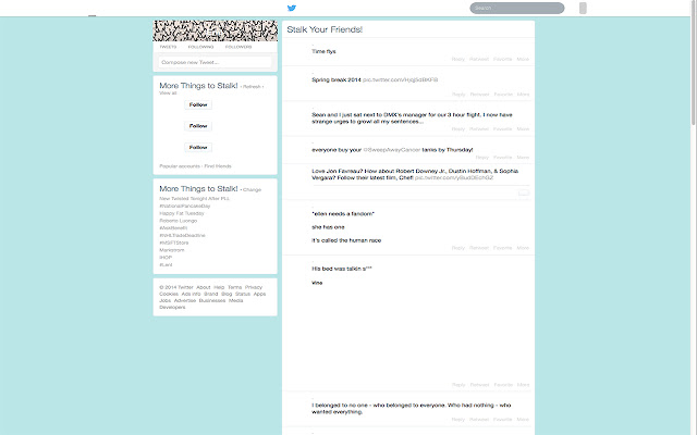 Twitter Anonymous from Chrome web store to be run with OffiDocs Chromium online Twitter Anonymous from Chrome web store to be run with OffiDocs Chromium online
