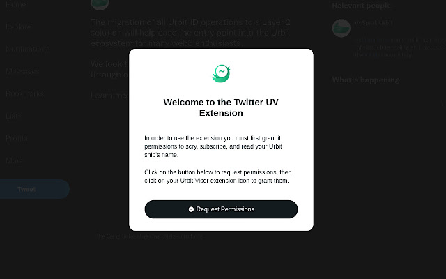 Twitter UV from Chrome web store to be run with OffiDocs Chromium online Twitter UV from Chrome web store to be run with OffiDocs Chromium online