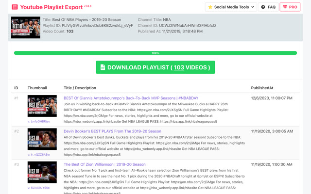 uExport Export Youtube Playlist from Chrome web store to be run with OffiDocs Chromium online uExport Export Youtube Playlist from Chrome web store to be run with OffiDocs Chromium online