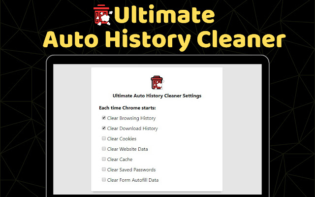 Ultimate Auto History Cleaner from Chrome web store to be run with OffiDocs Chromium online Ultimate Auto History Cleaner from Chrome web store to be run with OffiDocs Chromium online