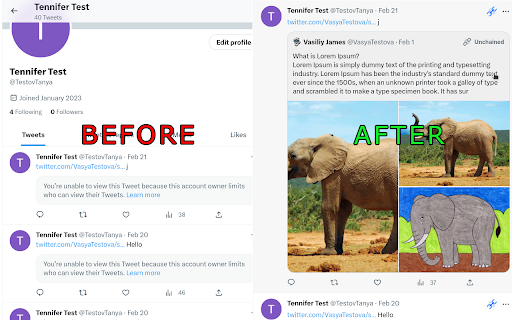 Unchain Twitter from Chrome web store to be run with OffiDocs Chromium online Unchain Twitter from Chrome web store to be run with OffiDocs Chromium online