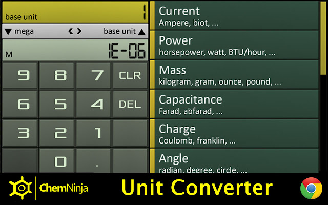 Unit Converter Chemistry Tools from Chrome web store to be run with OffiDocs Chromium online Unit Converter Chemistry Tools from Chrome web store to be run with OffiDocs Chromium online