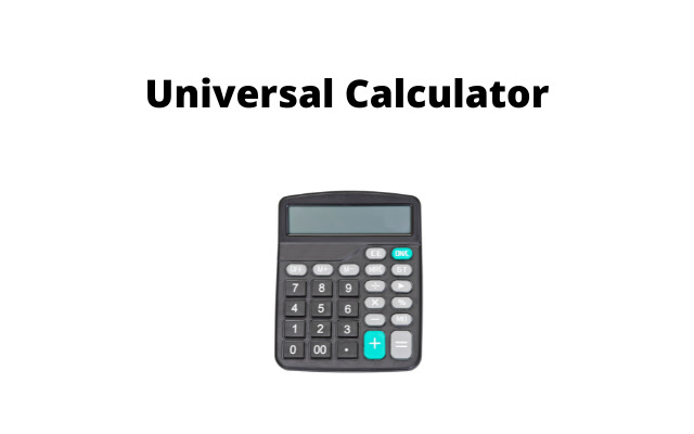 Universal Calculator from Chrome web store to be run with OffiDocs Chromium online Universal Calculator from Chrome web store to be run with OffiDocs Chromium online