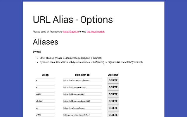 URL Alias from Chrome web store to be run with OffiDocs Chromium online URL Alias from Chrome web store to be run with OffiDocs Chromium online