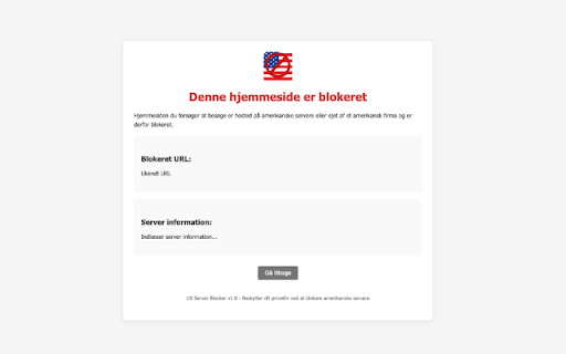 US Server Blocker from Chrome web store to be run with OffiDocs Chromium online US Server Blocker from Chrome web store to be run with OffiDocs Chromium online