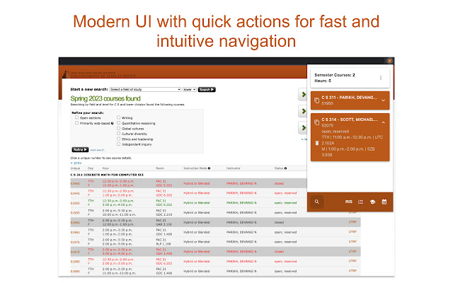 UT Registration Planner from Chrome web store to be run with OffiDocs Chromium online UT Registration Planner from Chrome web store to be run with OffiDocs Chromium online