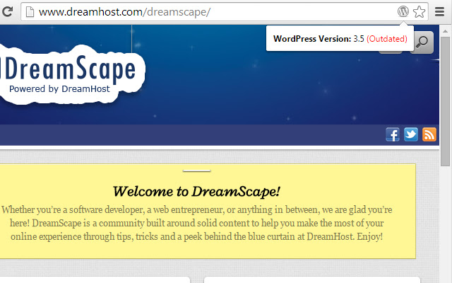 Version Check for WordPress from Chrome web store to be run with OffiDocs Chromium online Version Check for WordPress from Chrome web store to be run with OffiDocs Chromium online