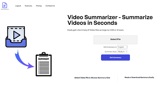 Video Summarizer from Chrome web store to be run with OffiDocs Chromium online Video Summarizer from Chrome web store to be run with OffiDocs Chromium online
