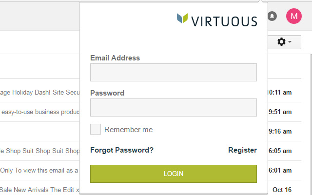 Virtuous Chrome Plugin from Chrome web store to be run with OffiDocs Chromium online Virtuous Chrome Plugin from Chrome web store to be run with OffiDocs Chromium online