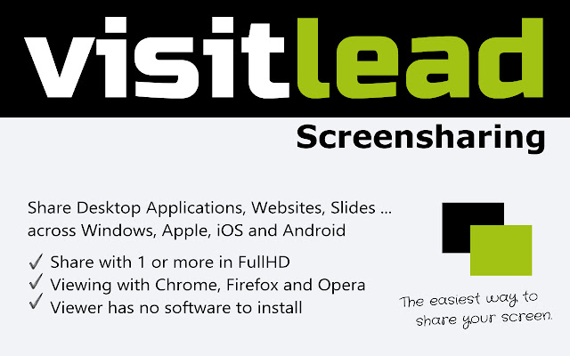 VISITLEAD Screensharing from Chrome web store to be run with OffiDocs Chromium online VISITLEAD Screensharing from Chrome web store to be run with OffiDocs Chromium online