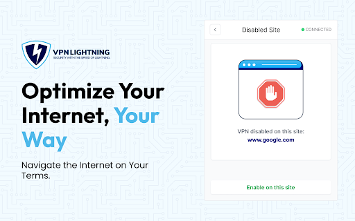 VPN Lightning for Chrome from Chrome web store to be run with OffiDocs Chromium online VPN Lightning for Chrome from Chrome web store to be run with OffiDocs Chromium online