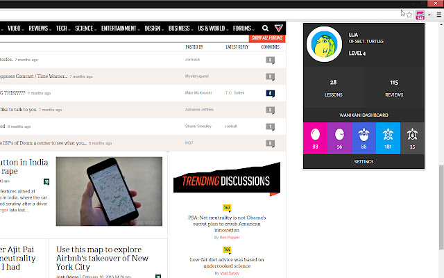 WaniKani Companion from Chrome web store to be run with OffiDocs Chromium online WaniKani Companion from Chrome web store to be run with OffiDocs Chromium online
