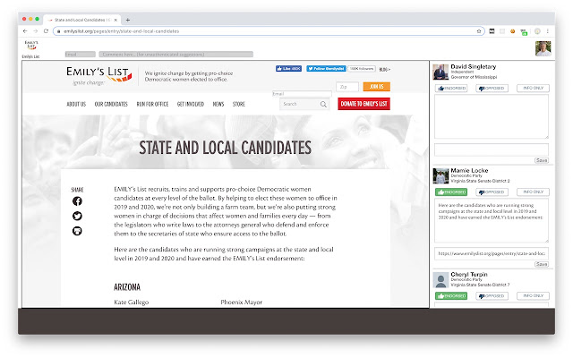 We Vote Endorsement Tool from Chrome web store to be run with OffiDocs Chromium online We Vote Endorsement Tool from Chrome web store to be run with OffiDocs Chromium online