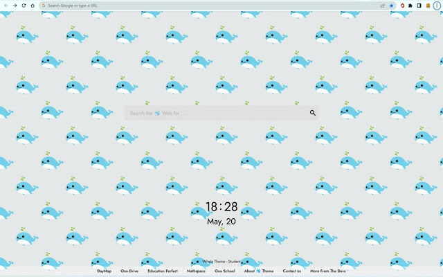 Whale New Tab Theme from Chrome web store to be run with OffiDocs Chromium online Whale New Tab Theme from Chrome web store to be run with OffiDocs Chromium online