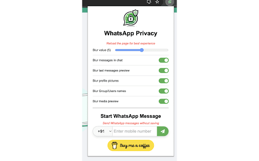 WhatsApp ChatShield And Quick Chat from Chrome web store to be run with OffiDocs Chromium online WhatsApp ChatShield And Quick Chat from Chrome web store to be run with OffiDocs Chromium online
