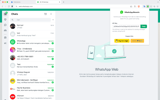 WhatsApp Remote from Chrome web store to be run with OffiDocs Chromium online WhatsApp Remote from Chrome web store to be run with OffiDocs Chromium online