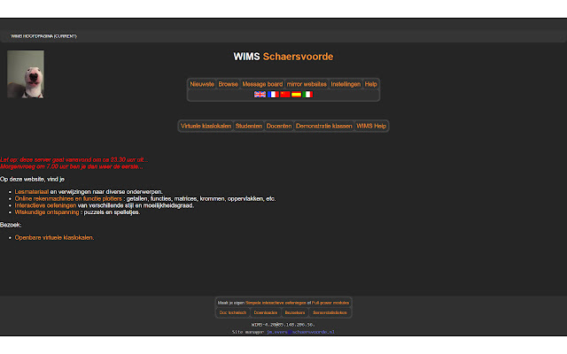 WIMS Dark Theme from Chrome web store to be run with OffiDocs Chromium online WIMS Dark Theme from Chrome web store to be run with OffiDocs Chromium online