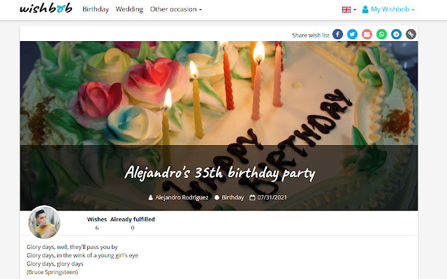 Wishbob Your online wish list from Chrome web store to be run with OffiDocs Chromium online Wishbob Your online wish list from Chrome web store to be run with OffiDocs Chromium online