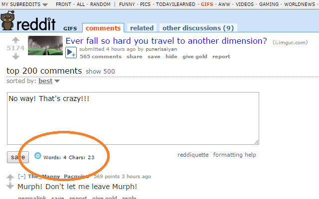 WordCounter.net at Reddit and Evernote from Chrome web store to be run with OffiDocs Chromium online WordCounter.net at Reddit and Evernote from Chrome web store to be run with OffiDocs Chromium online