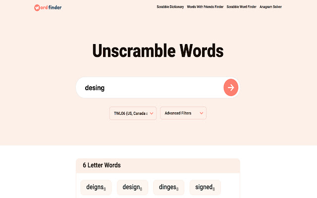 Wordfinder.tips from Chrome web store to be run with OffiDocs Chromium online Wordfinder.tips from Chrome web store to be run with OffiDocs Chromium online