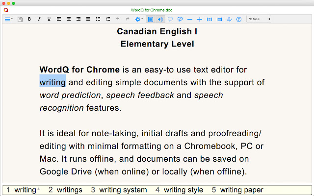 WordQ CA I Edu from Chrome web store to be run with OffiDocs Chromium online WordQ CA I Edu from Chrome web store to be run with OffiDocs Chromium online