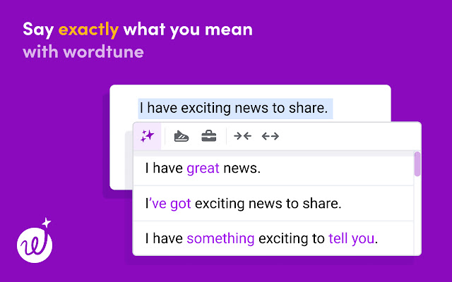 Wordtune AI powered Writing Companion from Chrome web store to be run with OffiDocs Chromium online Wordtune AI powered Writing Companion from Chrome web store to be run with OffiDocs Chromium online