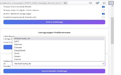 WriteFastly AI (Writing assistant, rewrite, translate) from Chrome web store to be run with OffiDocs Chromium online WriteFastly AI (Writing assistant, rewrite, translate) from Chrome web store to be run with OffiDocs Chromium online