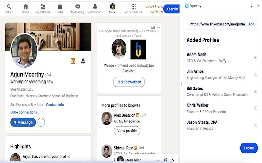 Xpertly from Chrome web store to be run with OffiDocs Chromium online Xpertly from Chrome web store to be run with OffiDocs Chromium online