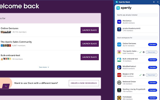 Xpertly Slack from Chrome web store to be run with OffiDocs Chromium online Xpertly Slack from Chrome web store to be run with OffiDocs Chromium online