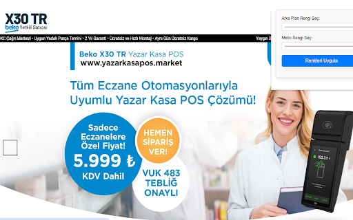 Yazar Kasa Pos from Chrome web store to be run with OffiDocs Chromium online Yazar Kasa Pos from Chrome web store to be run with OffiDocs Chromium online