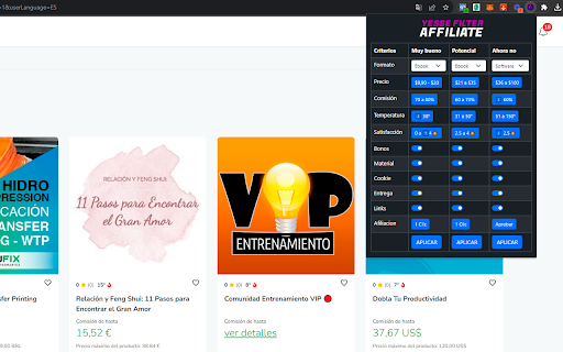 YessFilterAffiliate from Chrome web store to be run with OffiDocs Chromium online YessFilterAffiliate from Chrome web store to be run with OffiDocs Chromium online