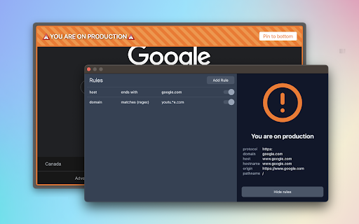 You Are On Production from Chrome web store to be run with OffiDocs Chromium online You Are On Production from Chrome web store to be run with OffiDocs Chromium online
