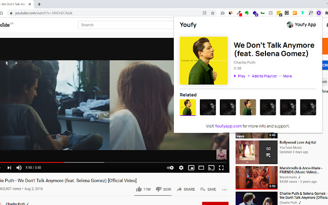 Youfy YouTube to Spotify from Chrome web store to be run with OffiDocs Chromium online Youfy YouTube to Spotify from Chrome web store to be run with OffiDocs Chromium online