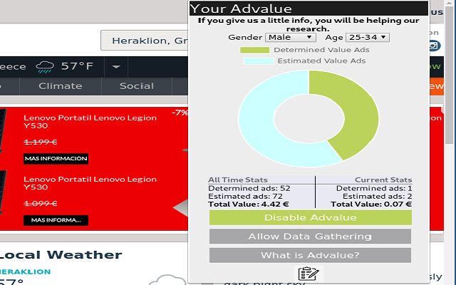 YourAdvalue from Chrome web store to be run with OffiDocs Chromium online YourAdvalue from Chrome web store to be run with OffiDocs Chromium online
