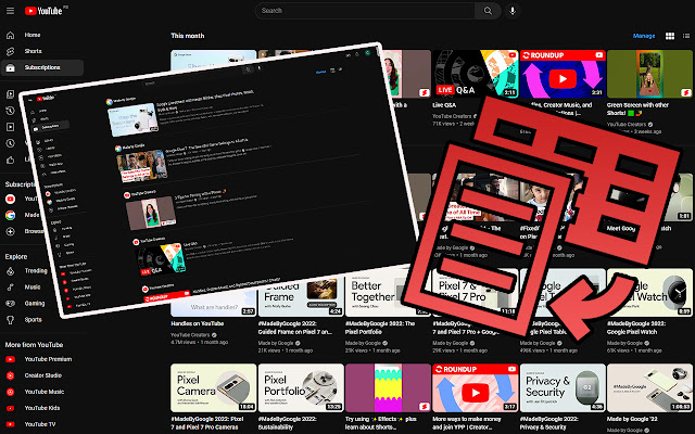 YouTube List View Mode from Chrome web store to be run with OffiDocs Chromium online YouTube List View Mode from Chrome web store to be run with OffiDocs Chromium online