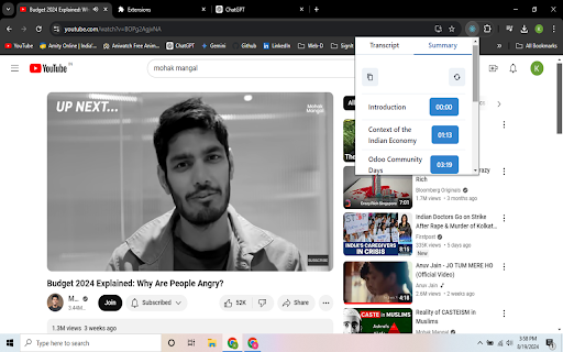 YT Chapterz from Chrome web store to be run with OffiDocs Chromium online YT Chapterz from Chrome web store to be run with OffiDocs Chromium online