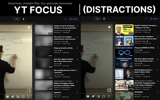 YT Focus Learning Made Easy from Chrome web store to be run with OffiDocs Chromium online YT Focus Learning Made Easy from Chrome web store to be run with OffiDocs Chromium online
