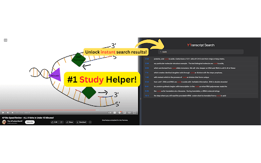 YTranscript from Chrome web store to be run with OffiDocs Chromium online YTranscript from Chrome web store to be run with OffiDocs Chromium online